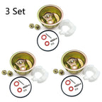 Set of 3 Carburetor Needle Bowl Float Gaskets for Honda GX240 GX270 GX340 GX390