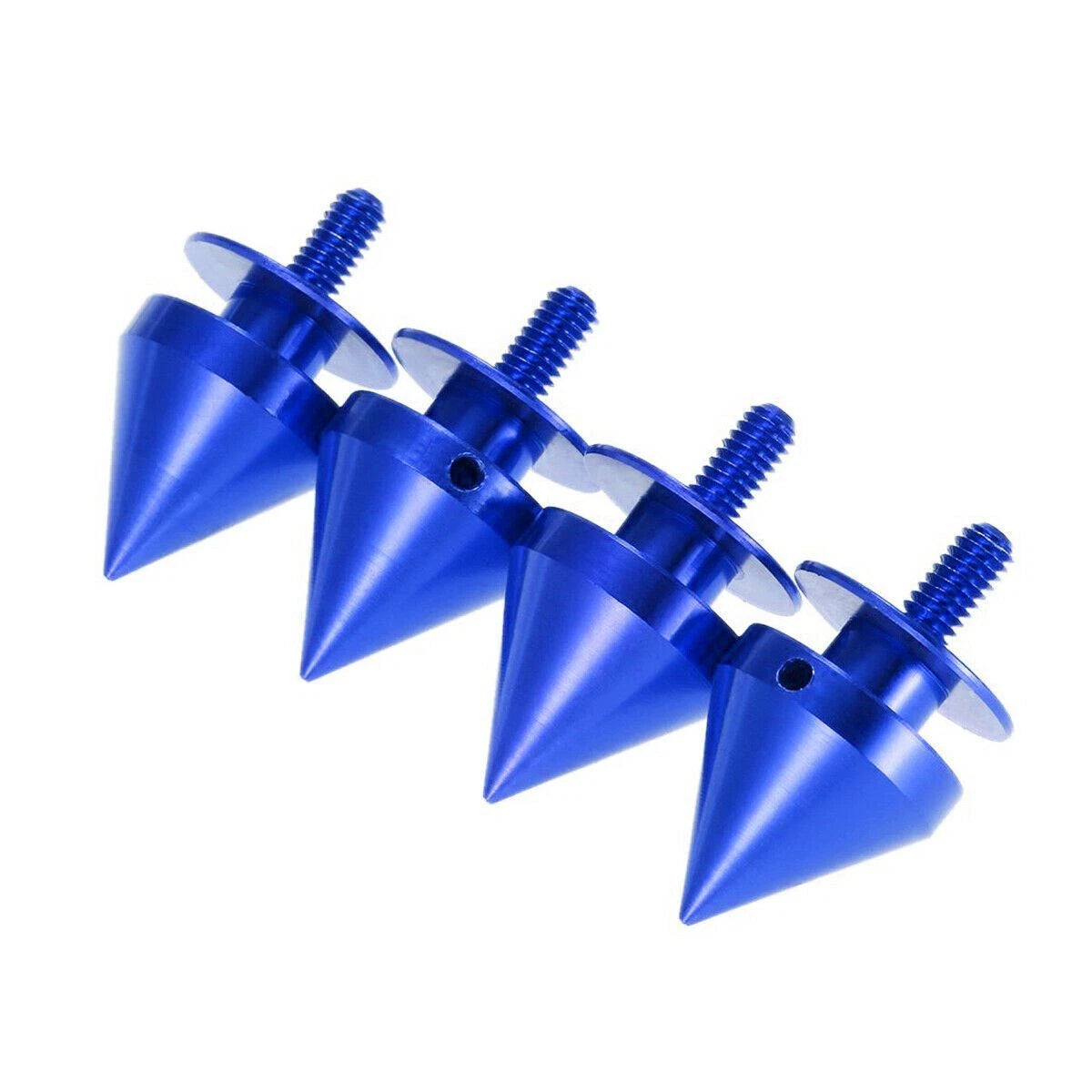 Blue Spike Quick Release Fasteners 4pcs for Audi A4 A5 A6 (2009-2011)