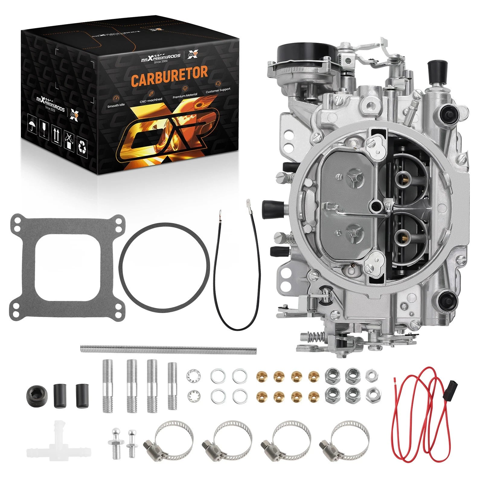 4 Barrel Carburetor Kit w/ Gasket for 1406 Performer 600 CFM
