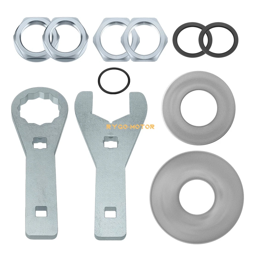 Set of 2 Axle Nut Wrench Tool & Washer Seal for Honda Rancher 420 (2007–2023)