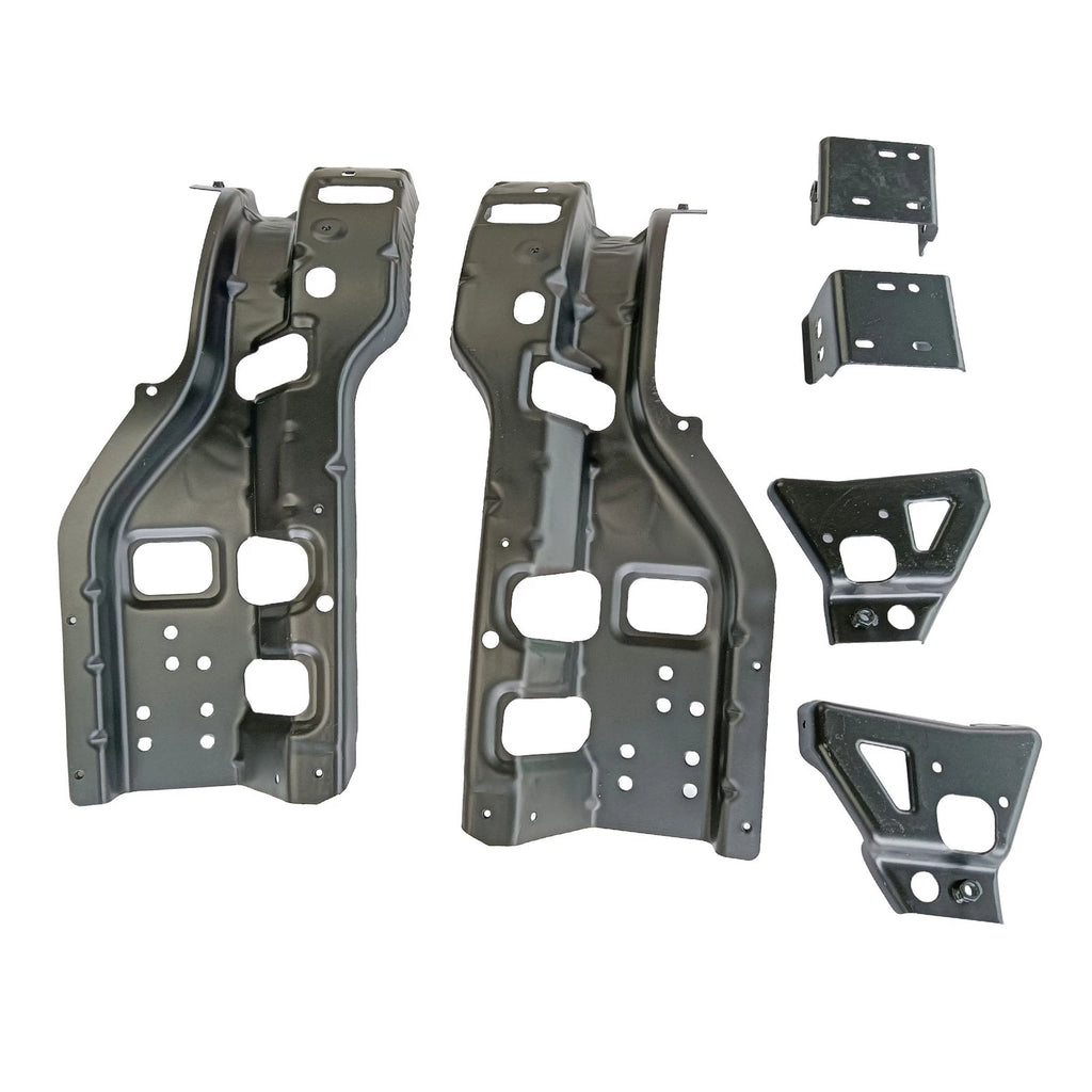 Set of 6 Front Bumper Brackets for Chevy Silverado 2500HD 3500HD (2011-2014)
