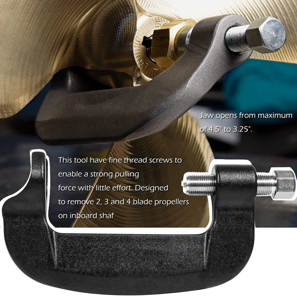 Inboard Prop Puller for Ski & Wakeboard Propellers (Fits 3/4" to 1-1/8")