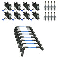 Set of 8 Ignition Coil Wires & Iridium Spark Plugs for Express Savana 1500 (2003–2023)