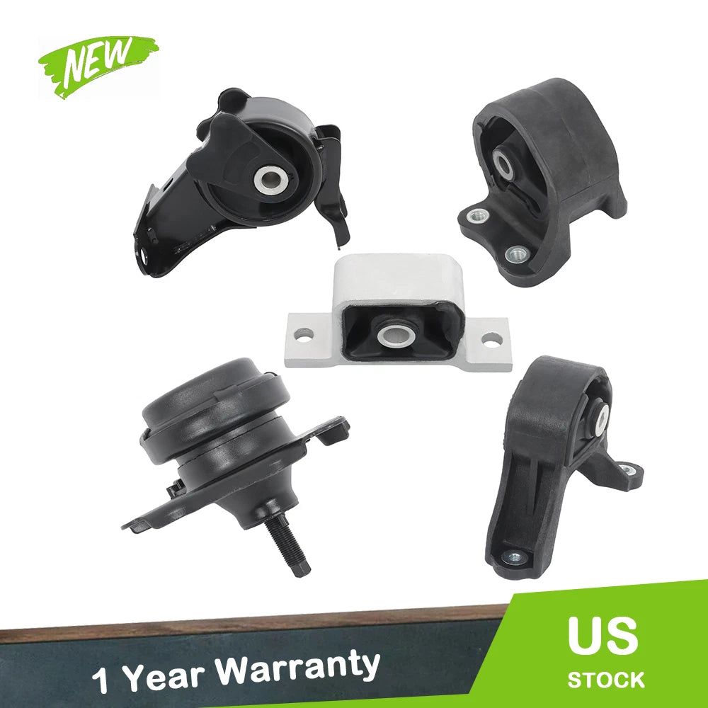 5PCS Engine Motor & Trans Mount Set for Honda Element 2.4L (2003–2006)