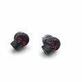 Set of 4 Black 3D Skull Zombie License Plate Bolts Screws for Universal Fit