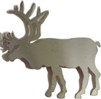 Luxury FX Elk Moose Emblem Decal Set 2pc for All Makes Models (Universal)