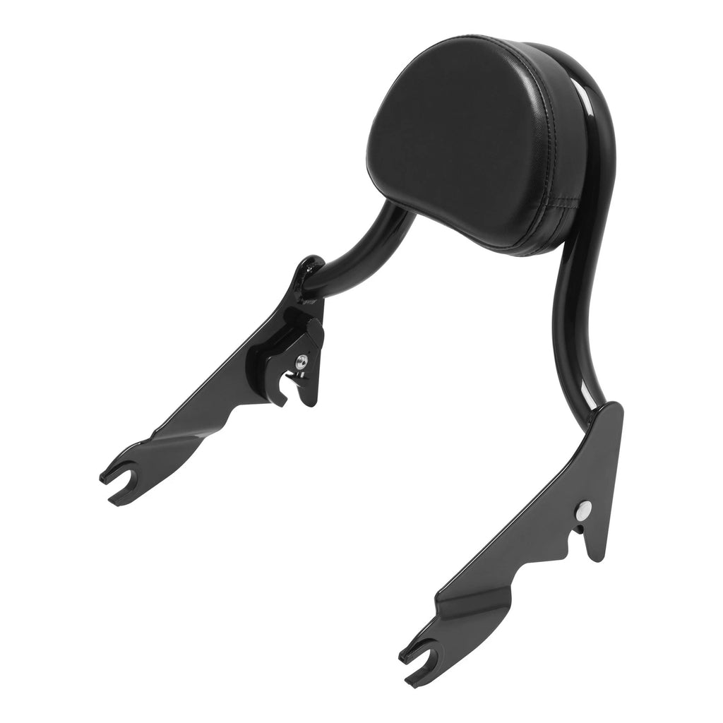 Black Backrest Sissy Bar Pad for Harley Touring Road Glide King (2009–2025)