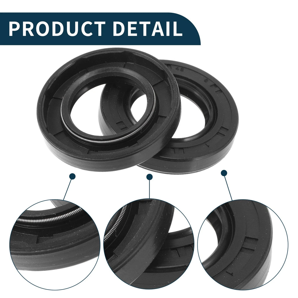 Set of 5 Oil Seal Rotary Shaft Seal NBR Rubber 28x48x8mm