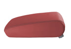 Armrest Cover for Audi A6 (2012–2018) Leather Red Black Stitch