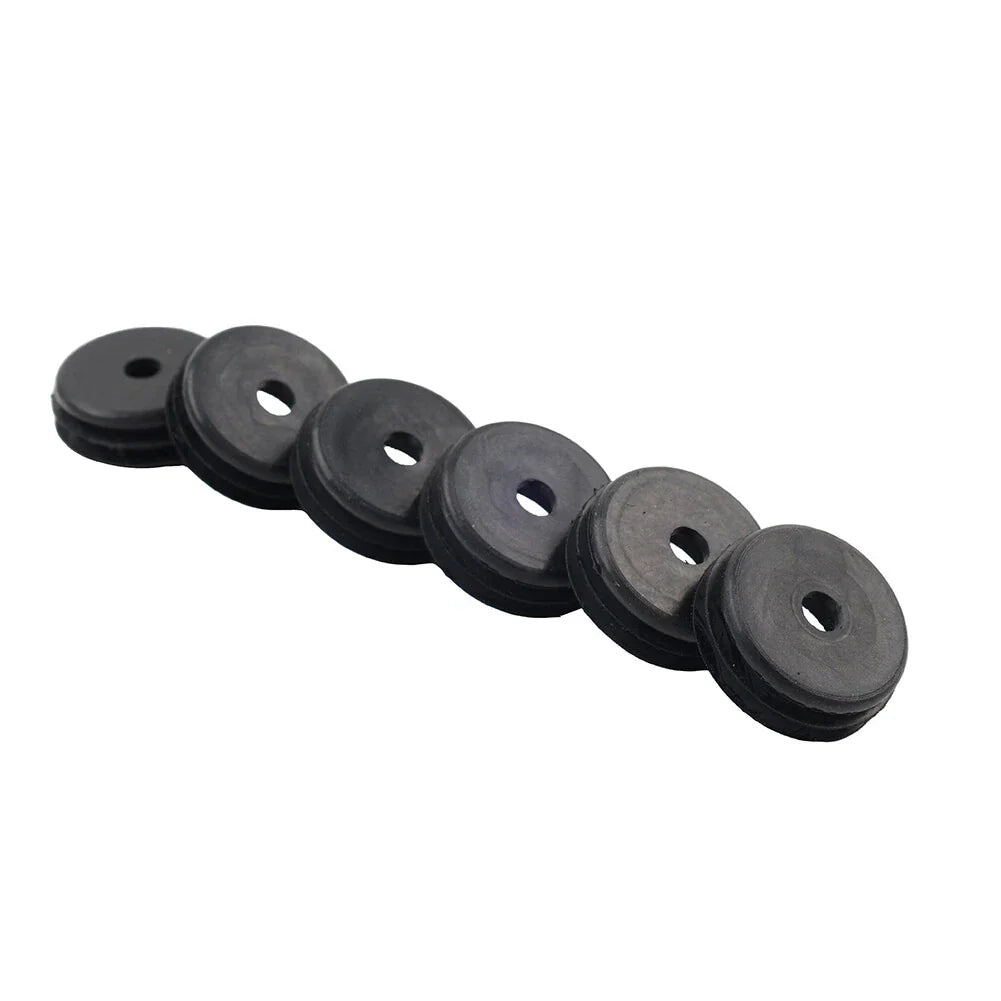 6 x Black Side Nerf Bar End Cap Plug for Polaris General 1000 (2016-2025)