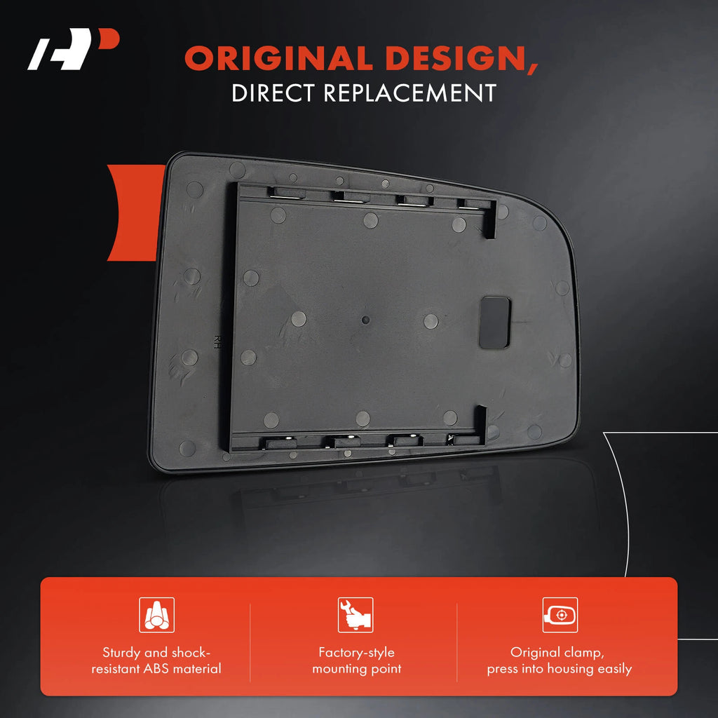Passenger Upper Manual Mirror Glass for Mercedes-Benz Sprinter 2500 (2007–2018)
