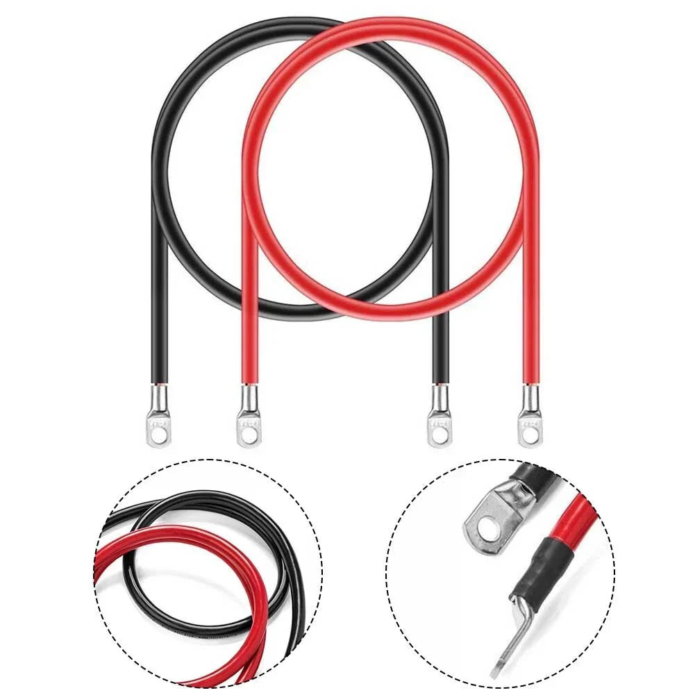 12V Battery Cable / 2pcs 30cm / Cable for Battery Connections for All Vehicles