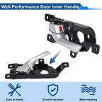 Interior Door Handle for Hyundai Santa Fe (2013–2018) No. 836202W000 Black Silver