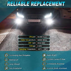 Bright White LED Headlight and Fog Lamp for Honda Odyssey (2011-2017)