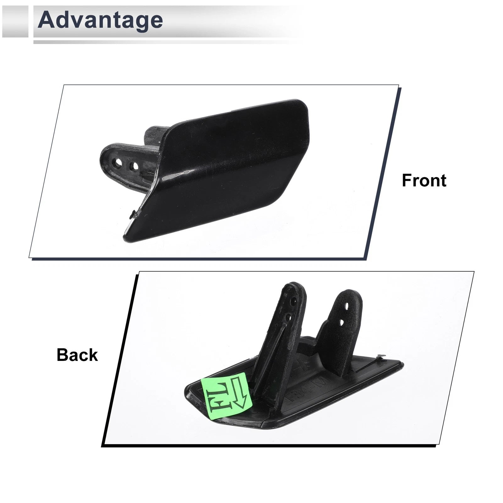 Headlight Washer Nozzle Cover Cap for BMW 335i (2007–2013)