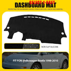 Dashboard Protector Cover Mat for Volkswagen Beetle (1998–2010) Black Dashmat