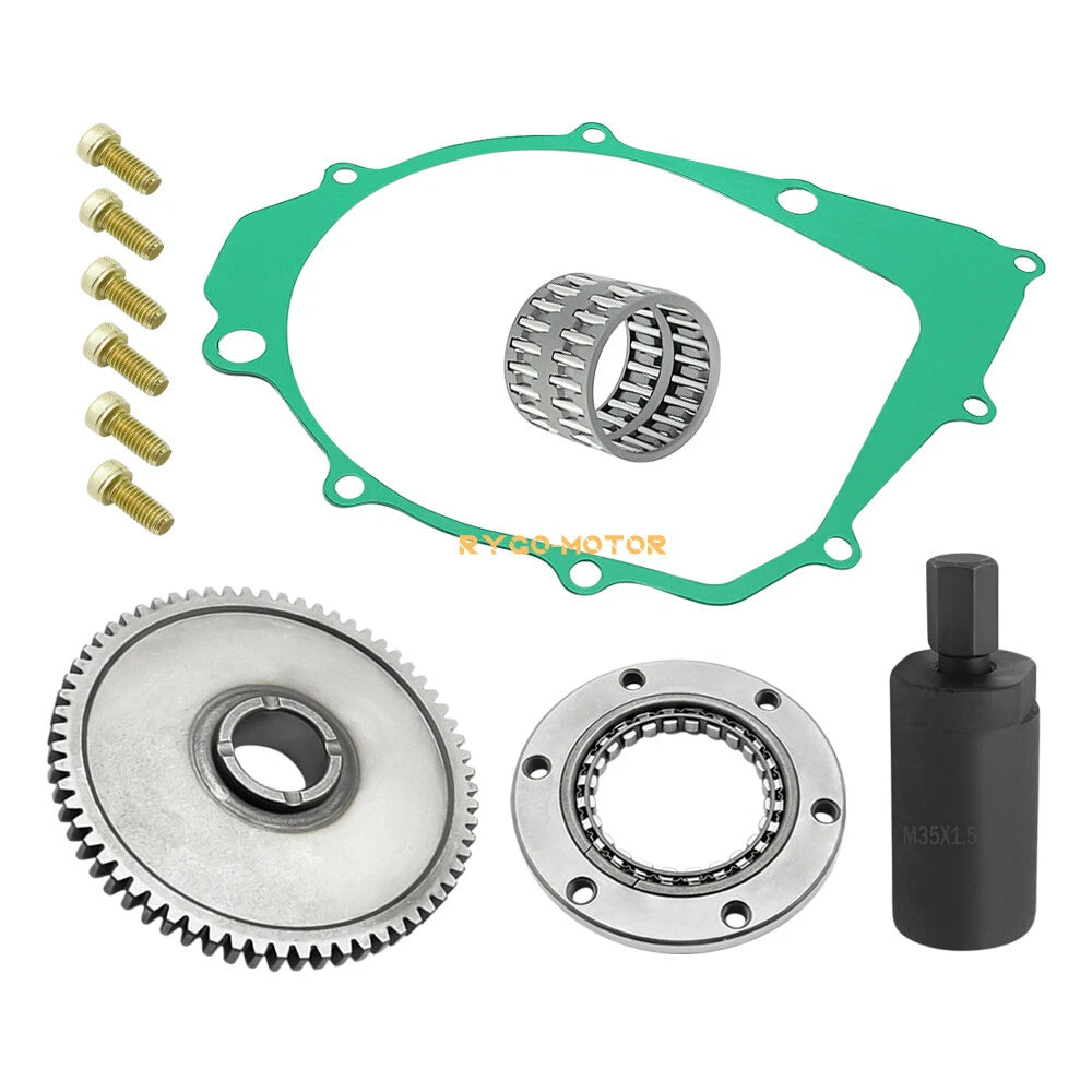 Starter One Way Clutch Kit & Flywheel Puller for Yamaha Warrior 350 (1987–2004)