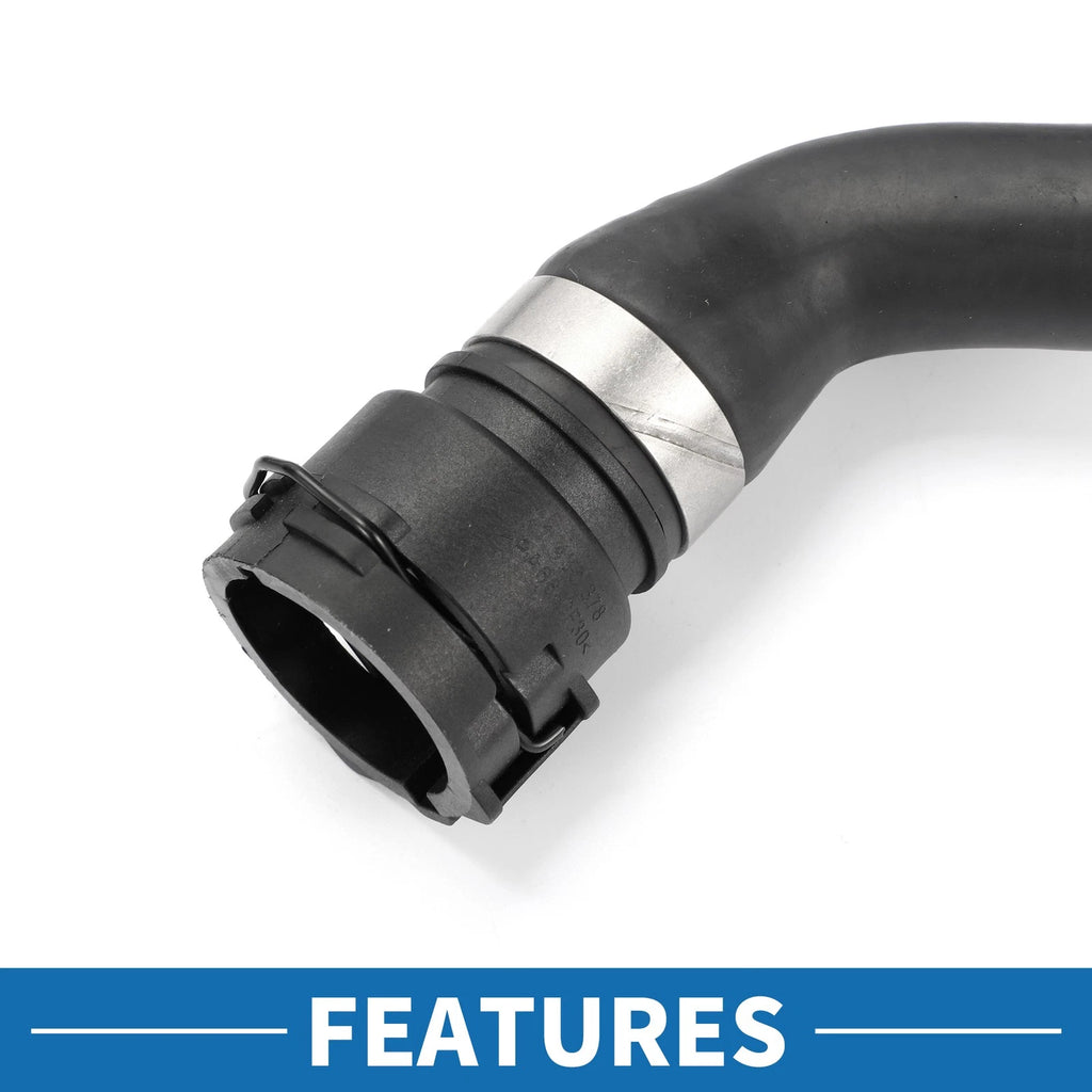 Radiator Hose No. 64219226749 for BMW 528i (2012–2016) Rubber Black