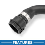 Radiator Hose No. 64219226749 for BMW 528i (2012–2016) Rubber Black