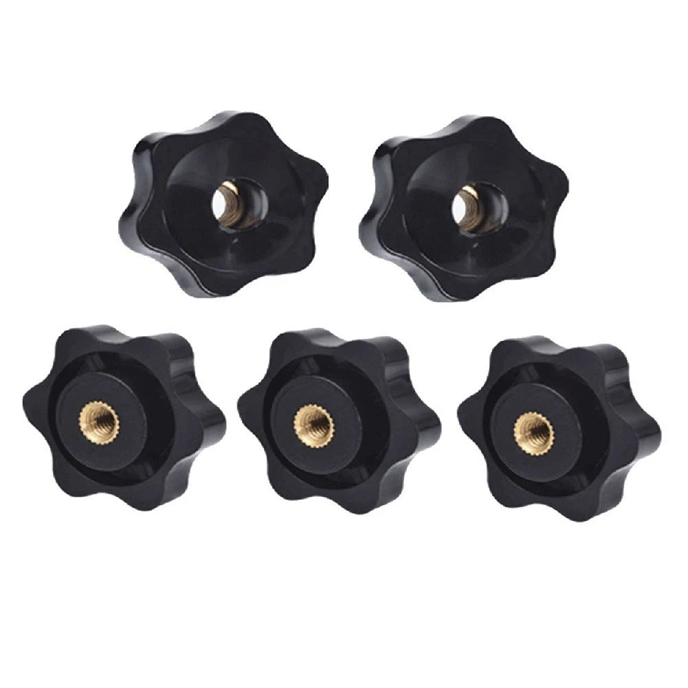 5X Black Clamping Stars for Enhanced Handling Comfort