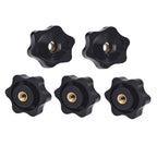 5X Black Clamping Stars for Enhanced Handling Comfort