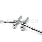 Adjustable 10" Chrome Clip Splitter Handlebars for Harley Dyna FXR Sportster