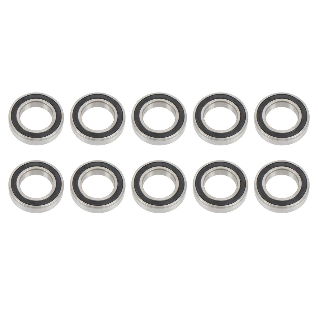10Pcs 6008-2RS Bearings for (40x68x15mm, Double Rubber Seals)