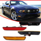 Set of 4 LED Front & Rear Side Marker Lights for Ford Mustang (2010–2014)