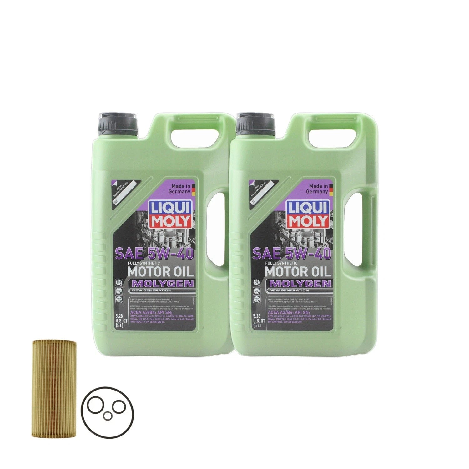 10L Liqui Moly Molygen 5W40 Oil Change Kit for Mercedes M275 (2005–2010)