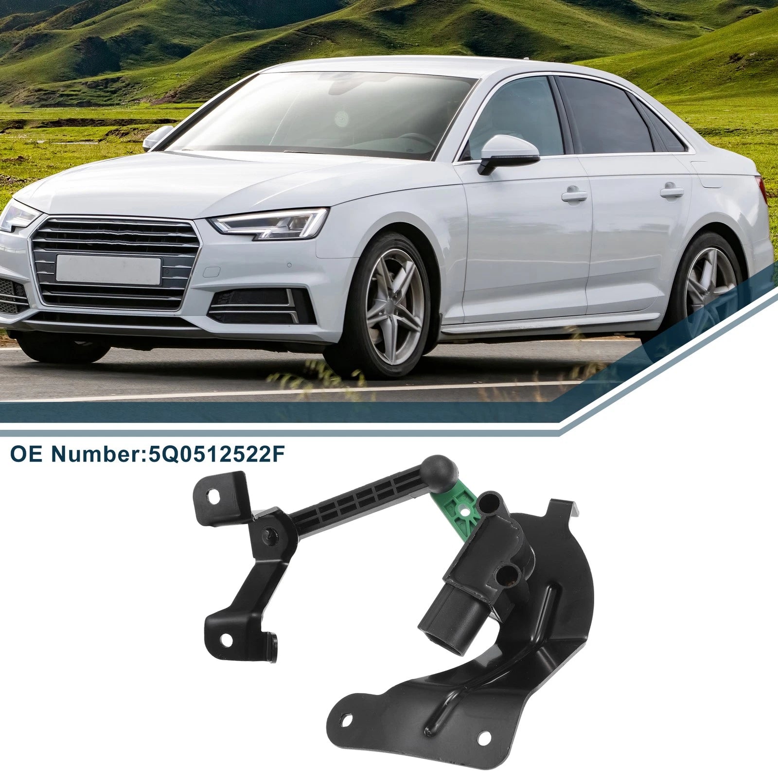 Air Suspension Ride Height Level Sensor for Audi A3 (2013–2020) No.5Q0512522F