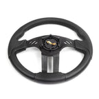 13" 6 Bolt Racing Steering Wheel with Quick Release for Universal Fit