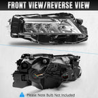 Headlight Headlamp Chrome LED for Nissan Rogue SL|SV (2021–2023) Right Side