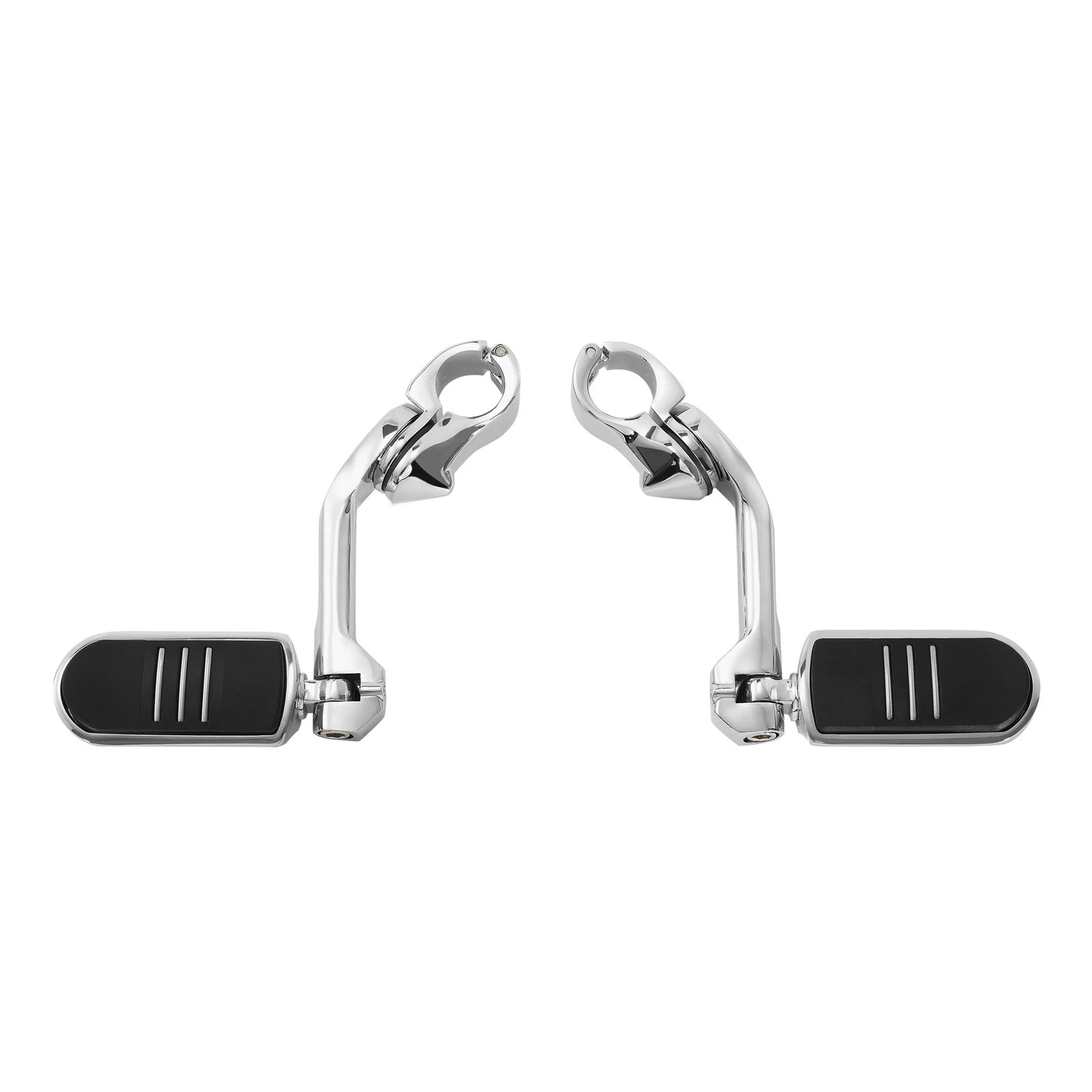 32mm 1-1/4" Long Angled Adjustable Foot Pegs for Harley Davidson