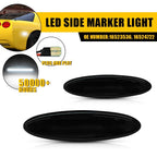 Smoke White LED Rear Side Marker Light Lamps for Chevrolet Corvette C5 (1997–2004)