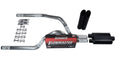 Dual Exhaust Kit for Dodge Dakota (1987–1996) - 2.5" Flowmaster Black Tips