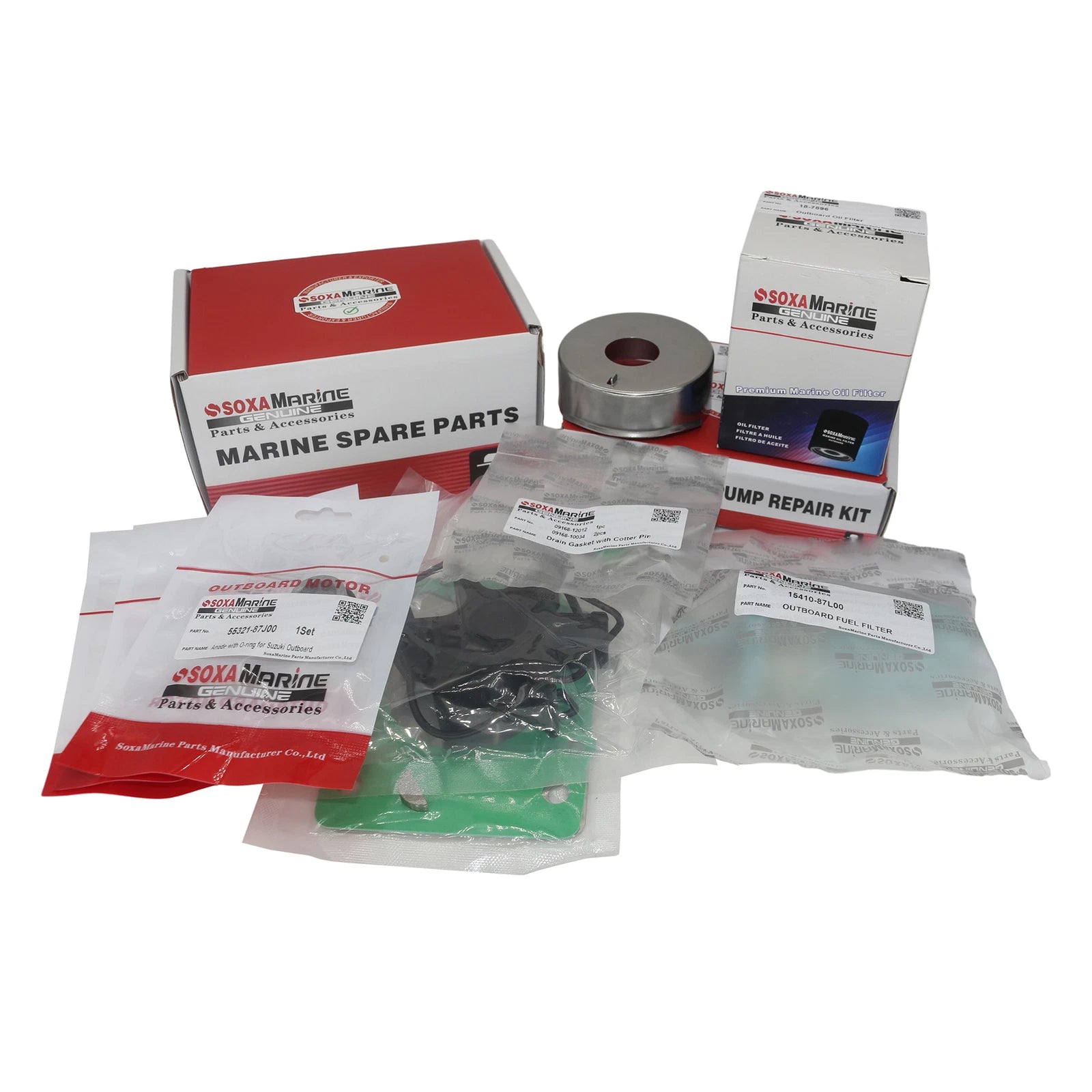 Maintenance Kit for Suzuki DF 70 80 90 HP Outboard Motor (17400-87810, 17400-87811)