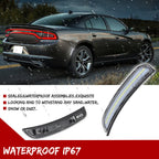 2X Clear Lens LED Rear Side Marker Lights for Dodge Charger (2015–2023)