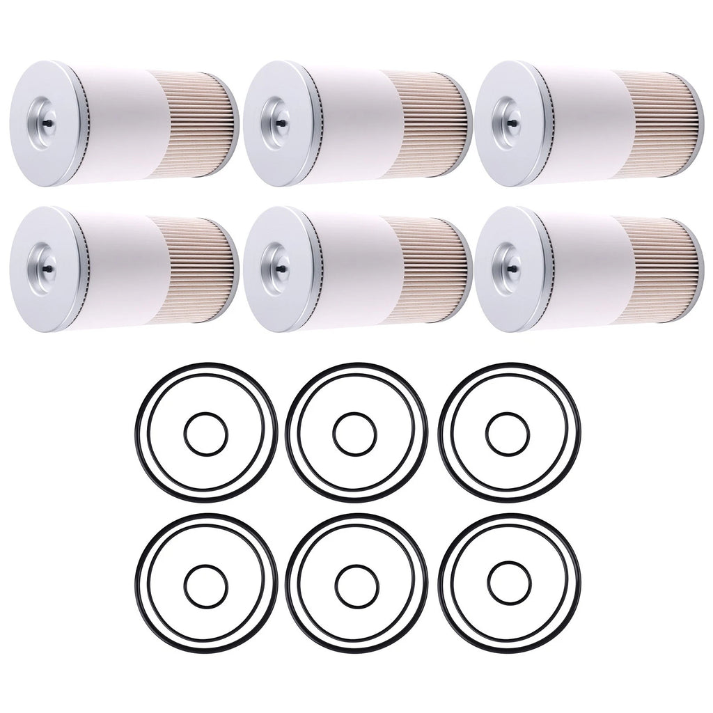 Set of 2 Engine Fuel Filters for FH230 FH233 Series (10 Micron, FS19729, PF7755)