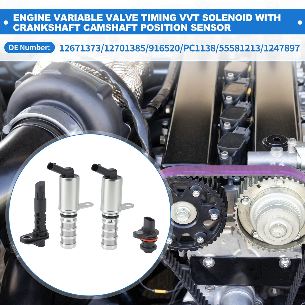 VVT Solenoid CKP Sensor for Chevy Cruze (2011–2019) 12671373