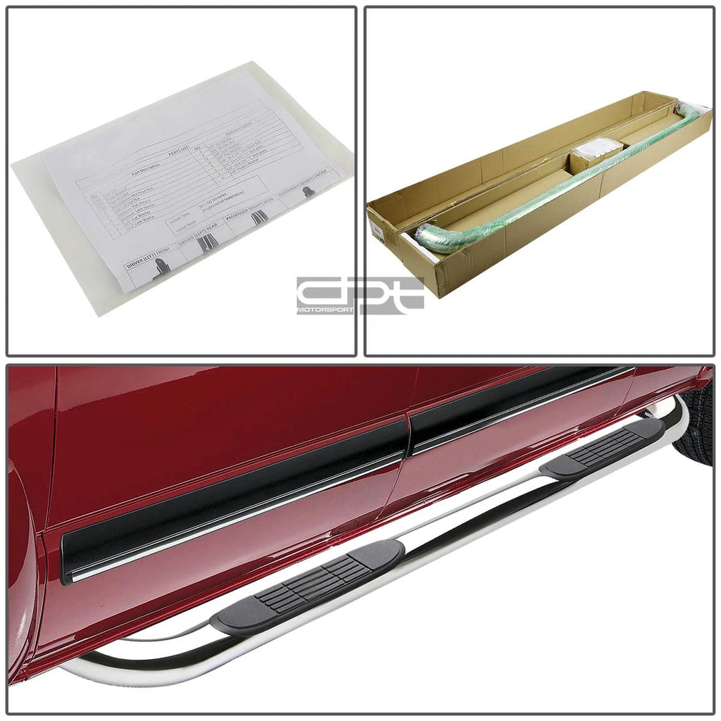 3"OD Step Nerf Bar Running Board for Dodge Ram 1500 2500 3500 (2002–2009)