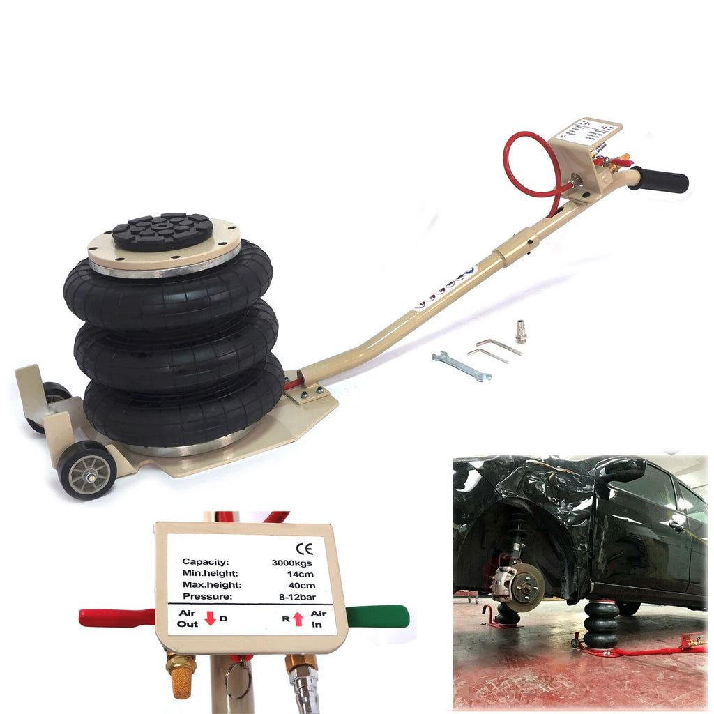 Triple Bag Air Go Jack for Heavy Duty Vehicles (6600 LBS Capacity)