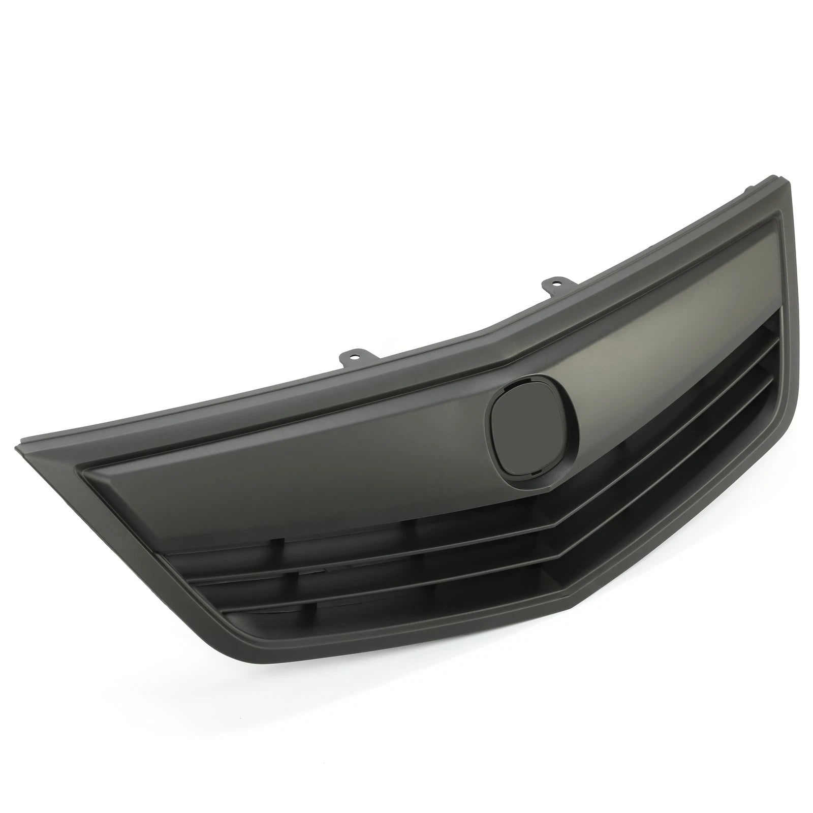 Front Bumper Upper Mesh Grille Trim for Acura TSX (2011-2014) Matte Black