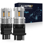 2X AUXITO 3157 3156 Amber LED Turn Signal Parking Light Bulb