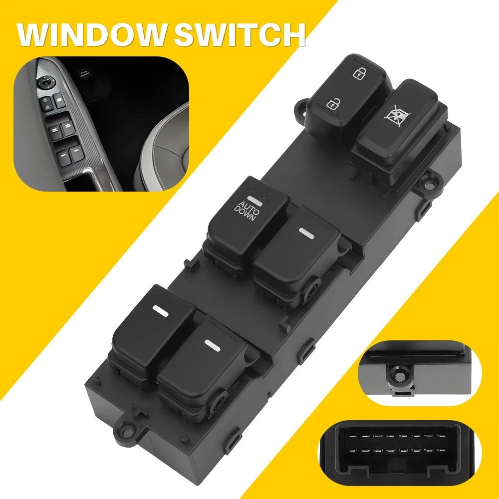 Power Window Switch DWS1979 for Kia Optima (2011–2013) Front Driver