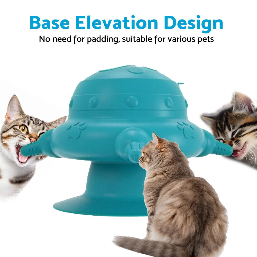 Puppy Feeder Milk Bowl Set of 4 Teats 240ml Dog Bubble Feeder