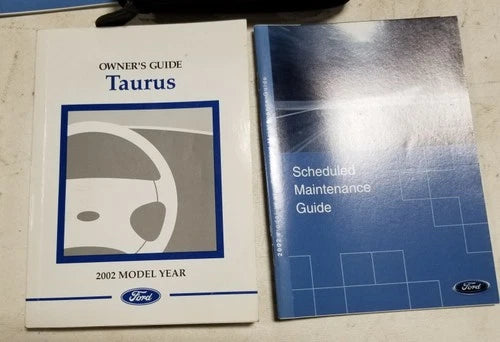 Owners Manual Kit for Ford Taurus (2002) OEM with Case