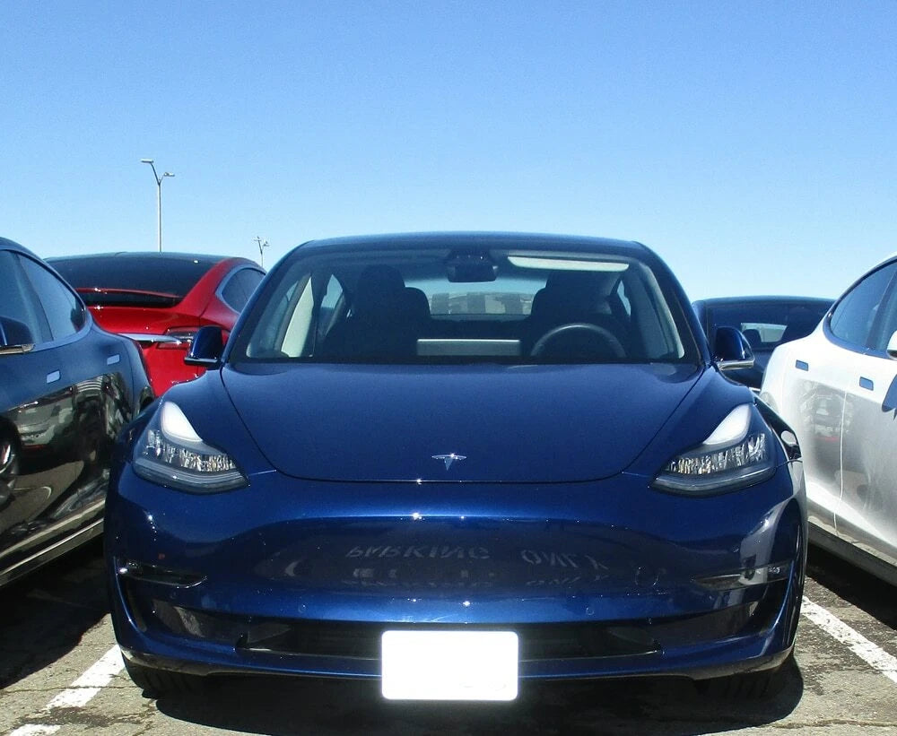 License Plate Bracket Metal Removable for Tesla Model 3 (2017–2022)