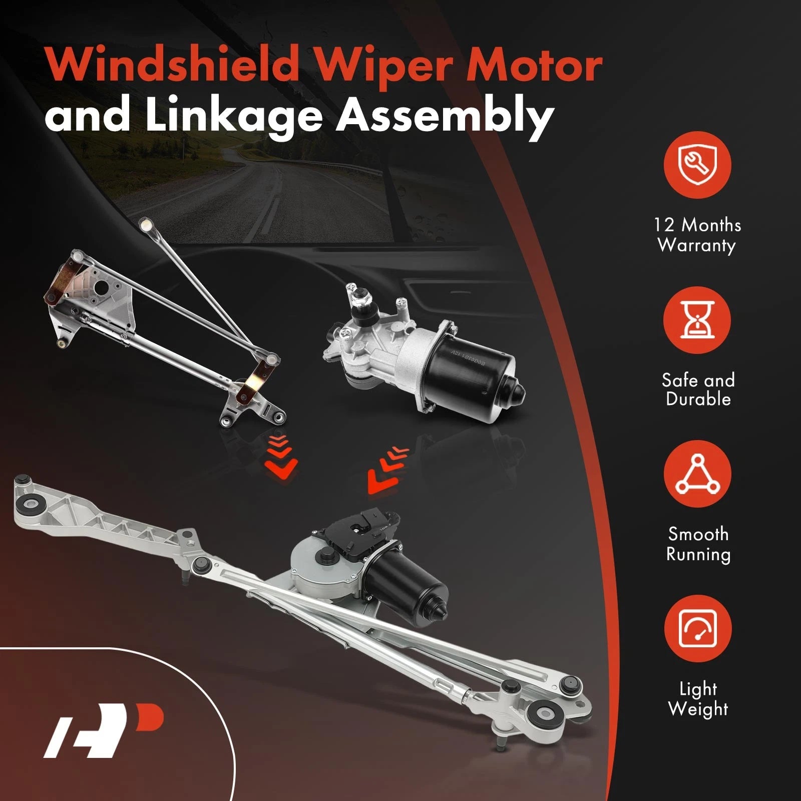 Wiper Motor & Linkage Assembly for Mercedes-Benz W251 (2006–2014)