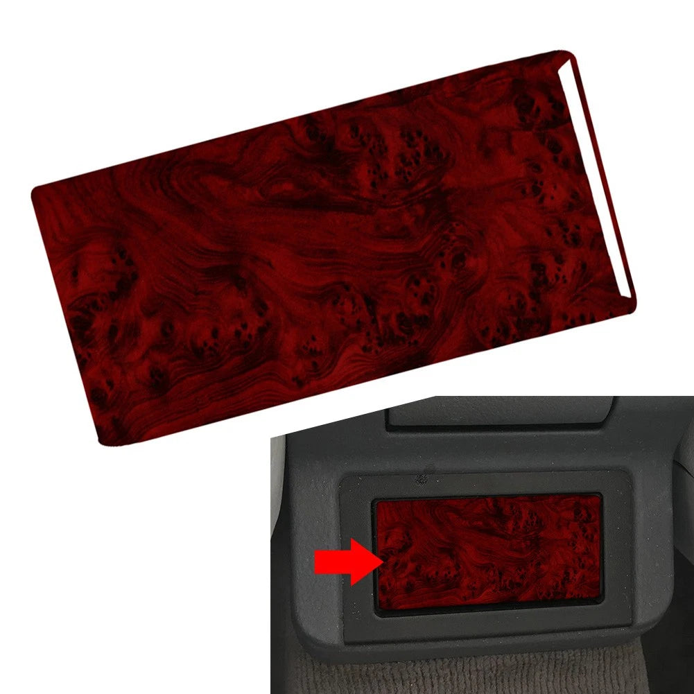 Rear Storage Box Panel Cover Trim for BMW 3 Series E36 (1994–1996) Red Wood Grain