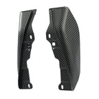 Carbon Fiber Vivid Black Mid-Frame Air Deflectors for Harley Touring (2009–2024)